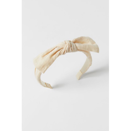 자라 Zara STRUCTURED HEADBAND WITH BOW