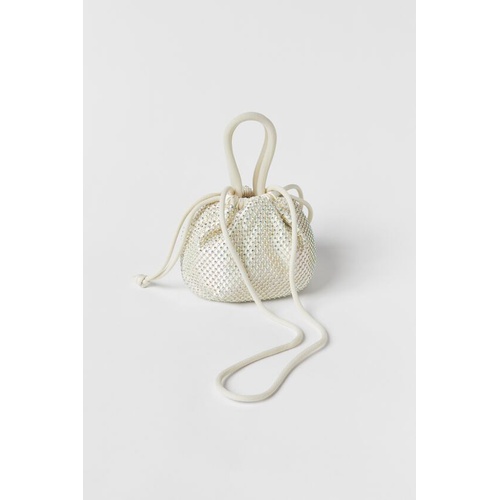 자라 Zara KIDS/ RHINESTONE CROSSBODY BAG