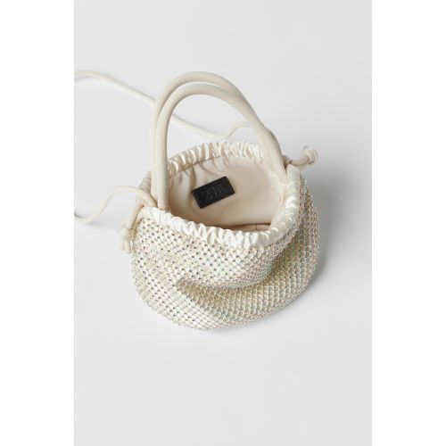 자라 Zara KIDS/ RHINESTONE CROSSBODY BAG