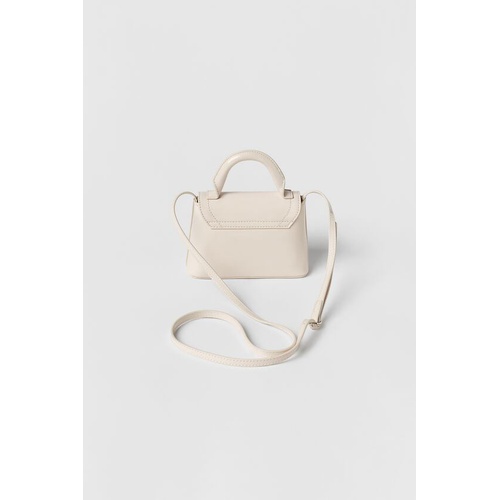 자라 Zara KIDS/ FAUX PATENT LEATHER CROSSBODY BAG