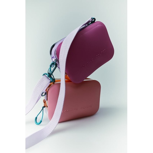 자라 Zara KIDS/ MULTI-COLOR VINYL CROSSBODY BAG