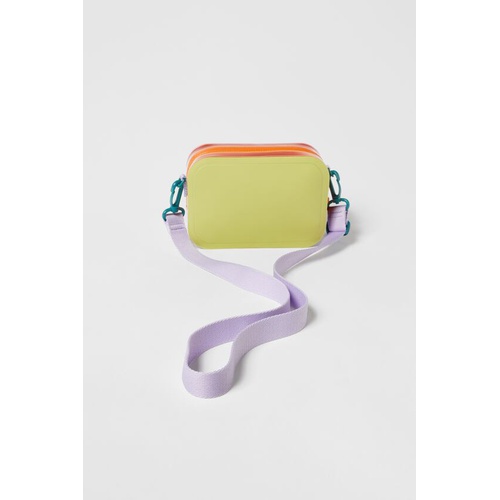 자라 Zara KIDS/ MULTI-COLOR VINYL CROSSBODY BAG