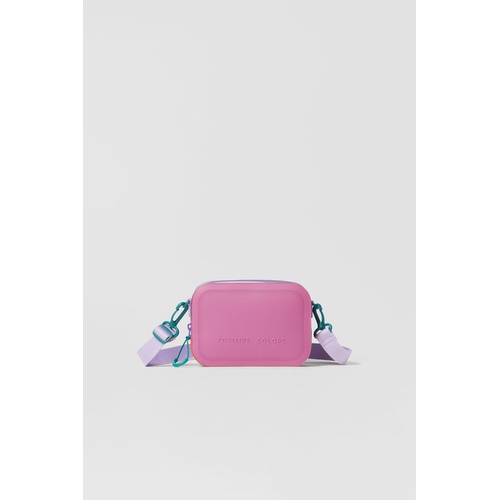 자라 Zara KIDS/ MULTI-COLOR VINYL CROSSBODY BAG