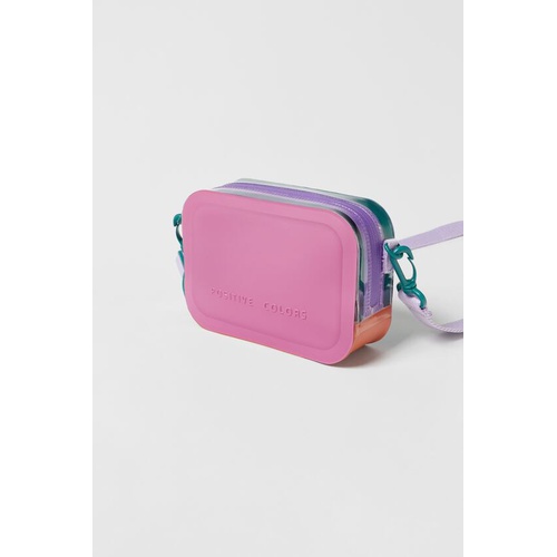 자라 Zara KIDS/ MULTI-COLOR VINYL CROSSBODY BAG