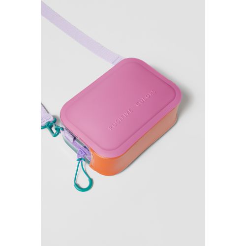 자라 Zara KIDS/ MULTI-COLOR VINYL CROSSBODY BAG