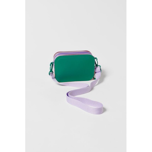 자라 Zara KIDS/ MULTI-COLOR VINYL CROSSBODY BAG