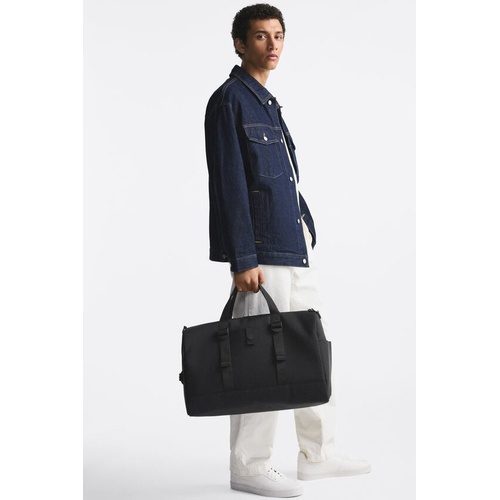 자라 Zara RUBBERIZED DUFFLE BAG