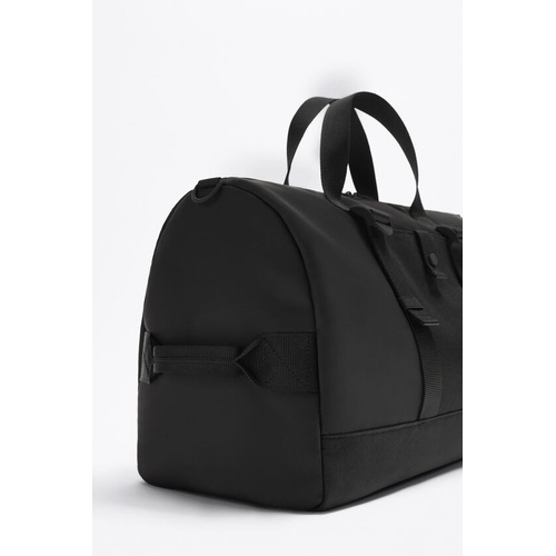 자라 Zara RUBBERIZED DUFFLE BAG