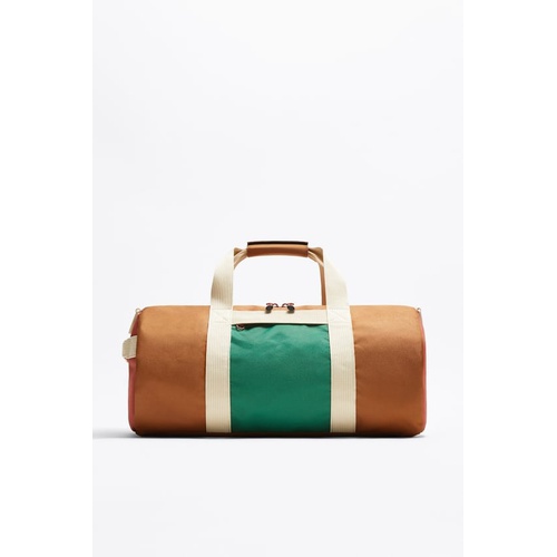 자라 Zara MULTICOLOR DUFFLE BAG