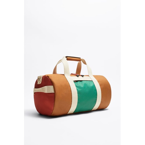 자라 Zara MULTICOLOR DUFFLE BAG