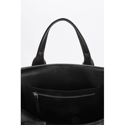 자라 Zara LEATHER DUFFEL