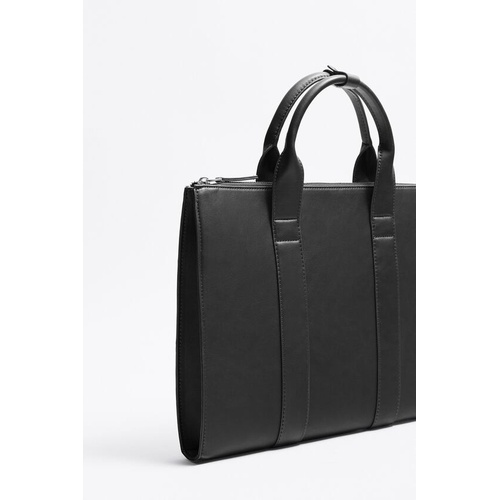 자라 Zara SLIM MONOCHROME BRIEFCASE