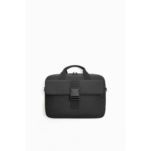 자라 Zara RUBBERIZED CROSSBODY BRIEFCASE