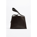 Zara LEATHER CROSSBODY BAG