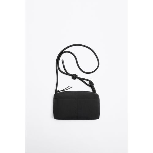 자라 Zara QUILTED CROSSBODY BAG