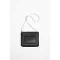 Zara LEATHER CROSSBODY BAG