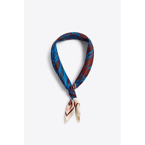 자라 Zara GEOMETRIC PRINT BANDANA