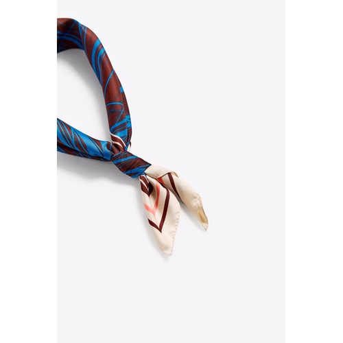 자라 Zara GEOMETRIC PRINT BANDANA