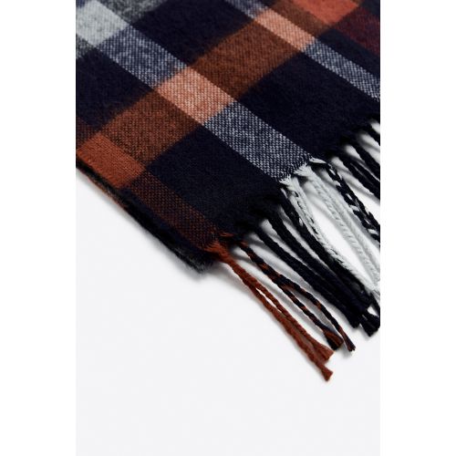 자라 Zara PLAID DRESS SCARF