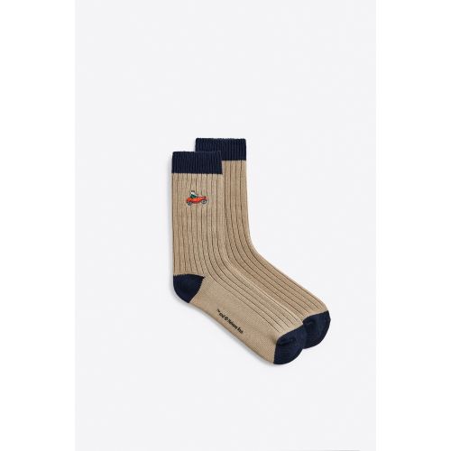 자라 Zara BABAR EMBROIDERED SOCKS