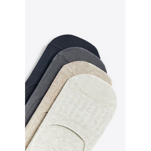 자라 Zara 4 PACK OF NO-SHOW SOCKS