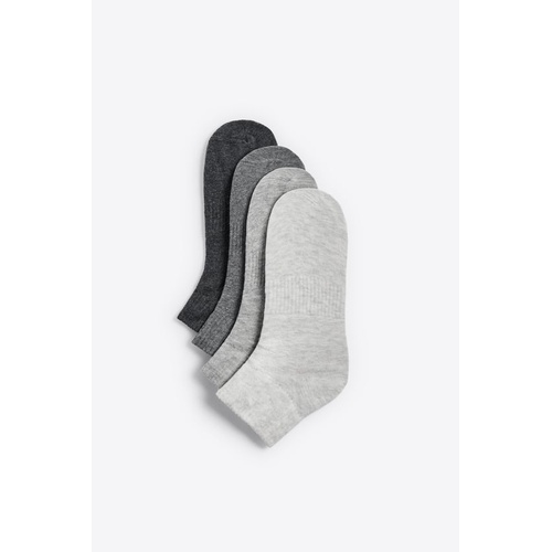 자라 Zara 4-PACK OF SHORT SOCKS