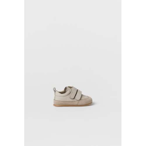 자라 Zara MINI/ LEATHER SNEAKERS