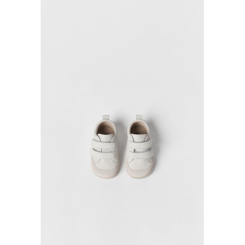 자라 Zara MINI/ LEATHER SNEAKERS