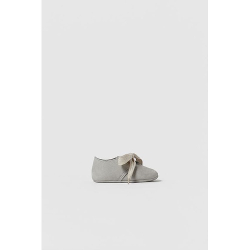 자라 Zara MINI/ BOW LEATHER SHOES