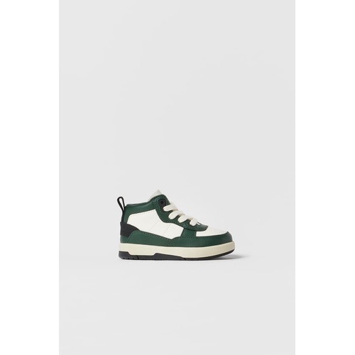 자라 Zara BABY/ RETRO HIGH TOP SNEAKERS