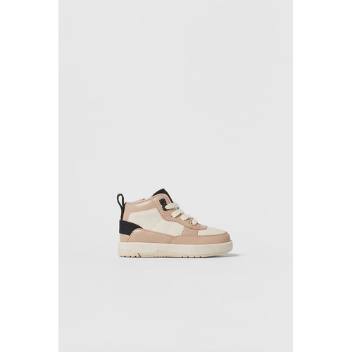 자라 Zara BABY/ RETRO HIGH TOP SNEAKERS