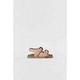 Zara BABY/ BUCKLED LEATHER SANDALS