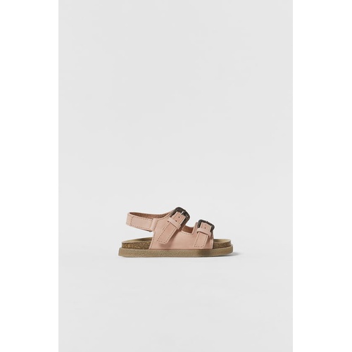 자라 Zara BABY/ BUCKLED LEATHER SANDALS