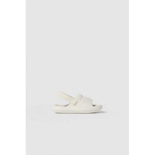 자라 Zara BABY/ MONOCHROMATIC RUBBERIZED SANDALS