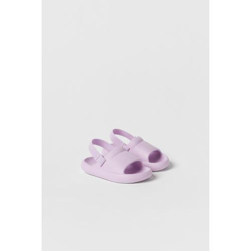 자라 Zara BABY/ MONOCHROMATIC RUBBERIZED SANDALS