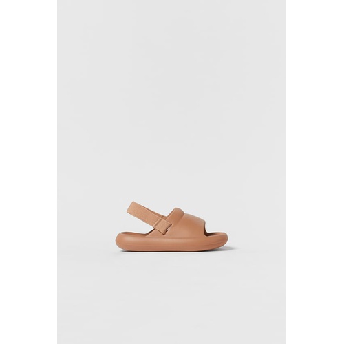 자라 Zara BABY/ MONOCHROMATIC RUBBERIZED SANDALS