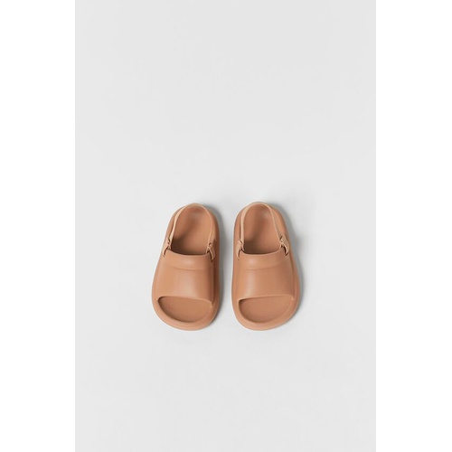 자라 Zara BABY/ MONOCHROMATIC RUBBERIZED SANDALS