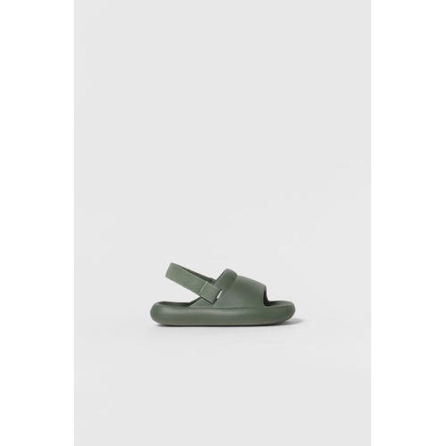 자라 Zara BABY/ MONOCHROMATIC RUBBERIZED SANDALS