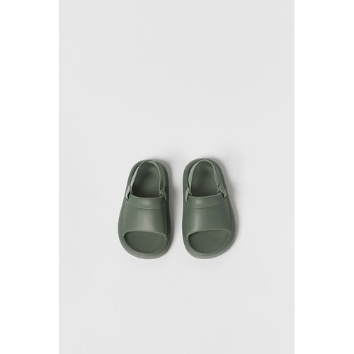 자라 Zara BABY/ MONOCHROMATIC RUBBERIZED SANDALS