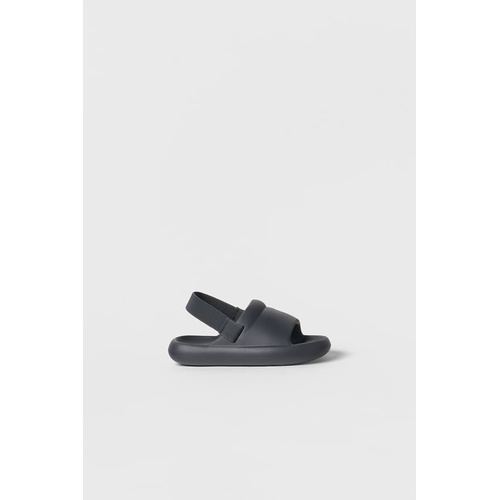 자라 Zara BABY/ MONOCHROMATIC RUBBERIZED SANDALS