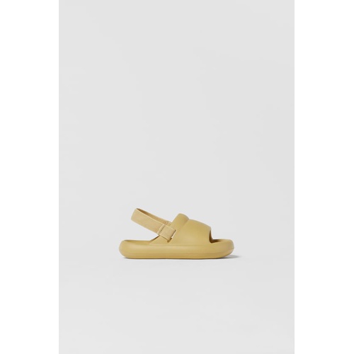 자라 Zara BABY/ MONOCHROMATIC RUBBERIZED SANDALS