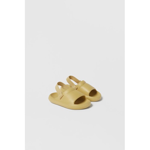 자라 Zara BABY/ MONOCHROMATIC RUBBERIZED SANDALS