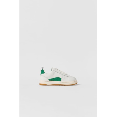 자라 Zara BABY/ RETRO LEATHER SNEAKERS