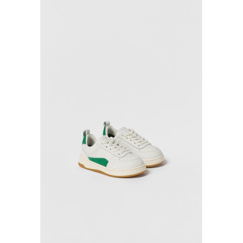 자라 Zara BABY/ RETRO LEATHER SNEAKERS