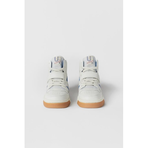 자라 Zara KIDS/ RETRO HIGH TOP SNEAKERS