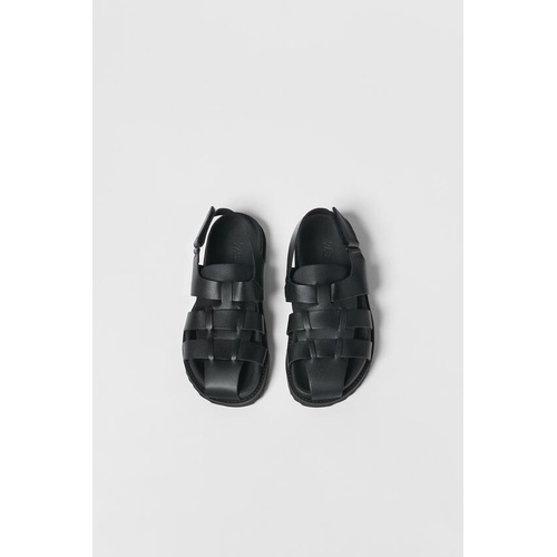 자라 Zara KIDS/ LEATHER FISHERMAN SANDALS