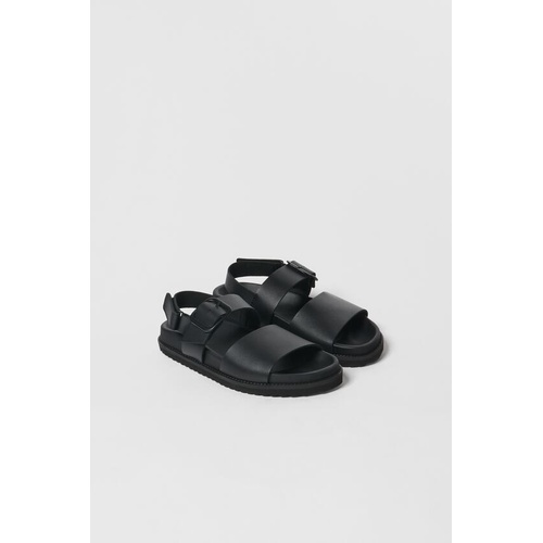 자라 Zara KIDS/ LEATHER SANDALS WITH BUCKLES