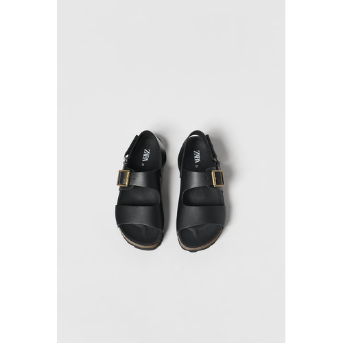 자라 Zara KIDS/ LEATHER SANDALS WITH BUCKLES