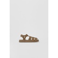 Zara KIDS/ LUG SOLE LEATHER FISHERMAN SANDALS