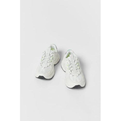 자라 Zara KIDS/ MONOCHROME ATHLETIC SNEAKERS